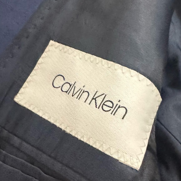 Navy blue Calvin Klein Blazer 40R - Picture 5 of 7